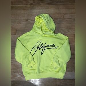 Zara Yellow California Hoodie